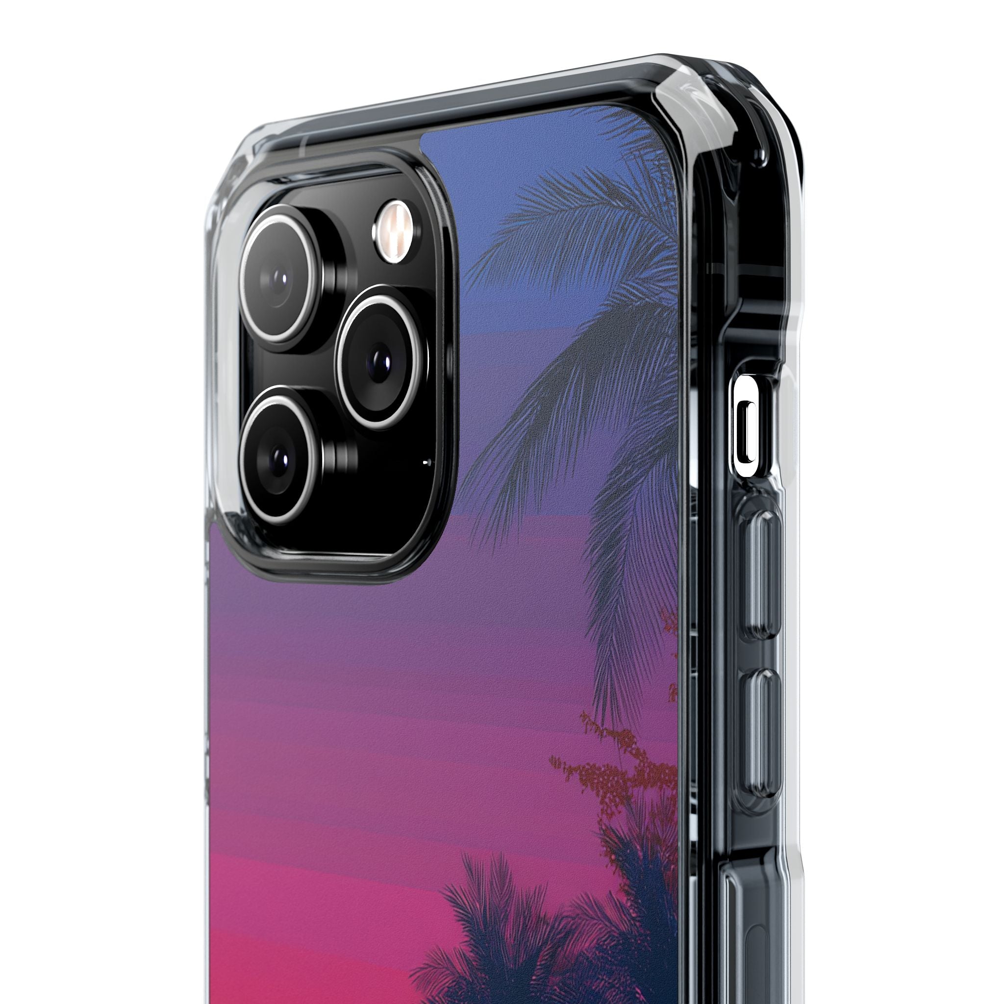 Tropical Sunset Silhouettes iPhone Case - Impact