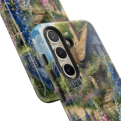 Cottage Surrounded Blossoms - Samsung Case