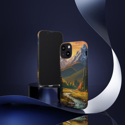 Mountain Reflections Glimmer - iPhone Case