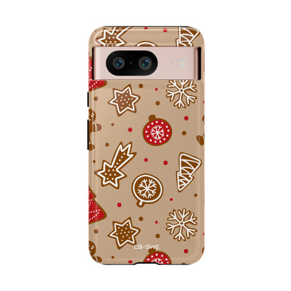 Gingerbread Men Celebrate - Google Pixel Case