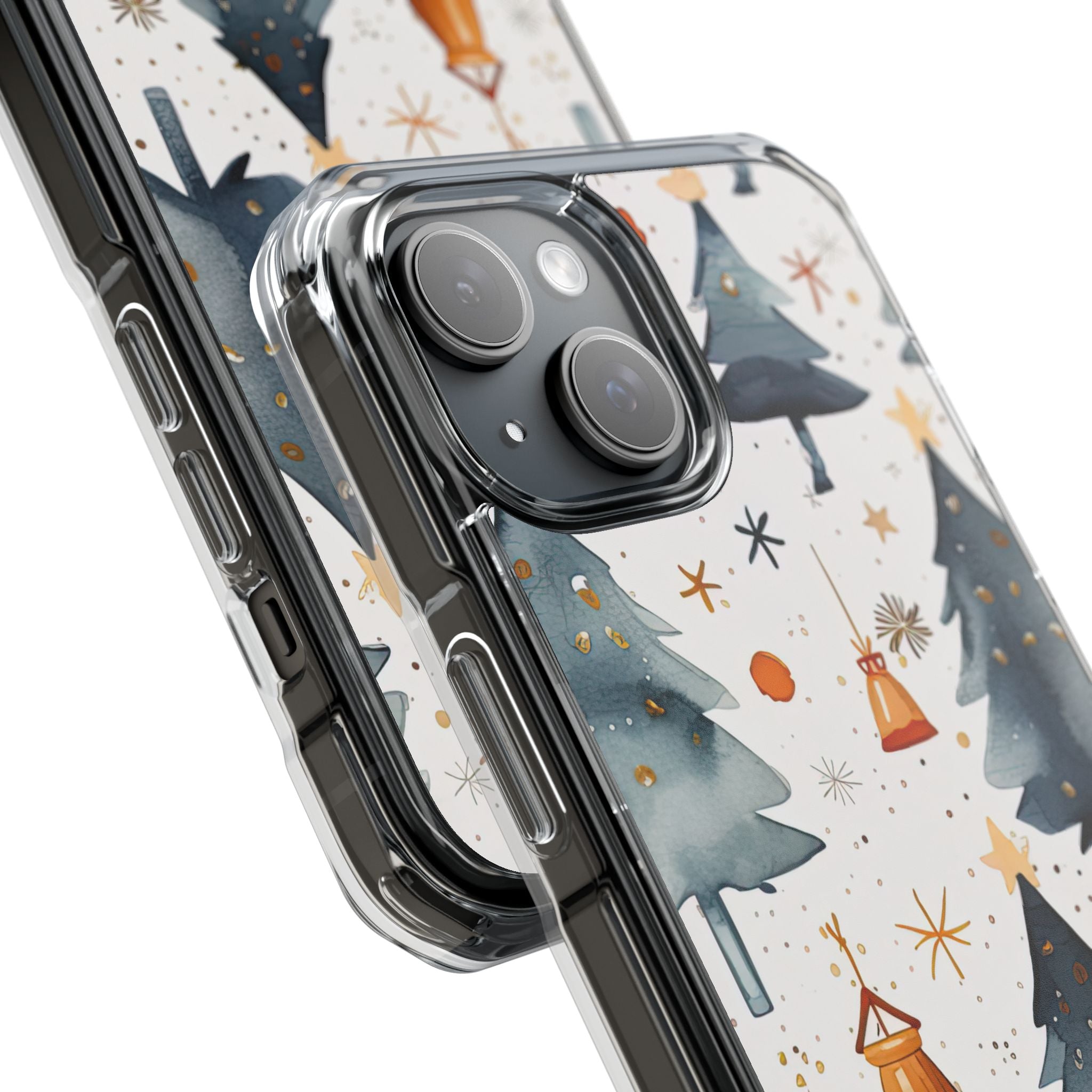 Christmas Trees Dance iPhone Case - Impact