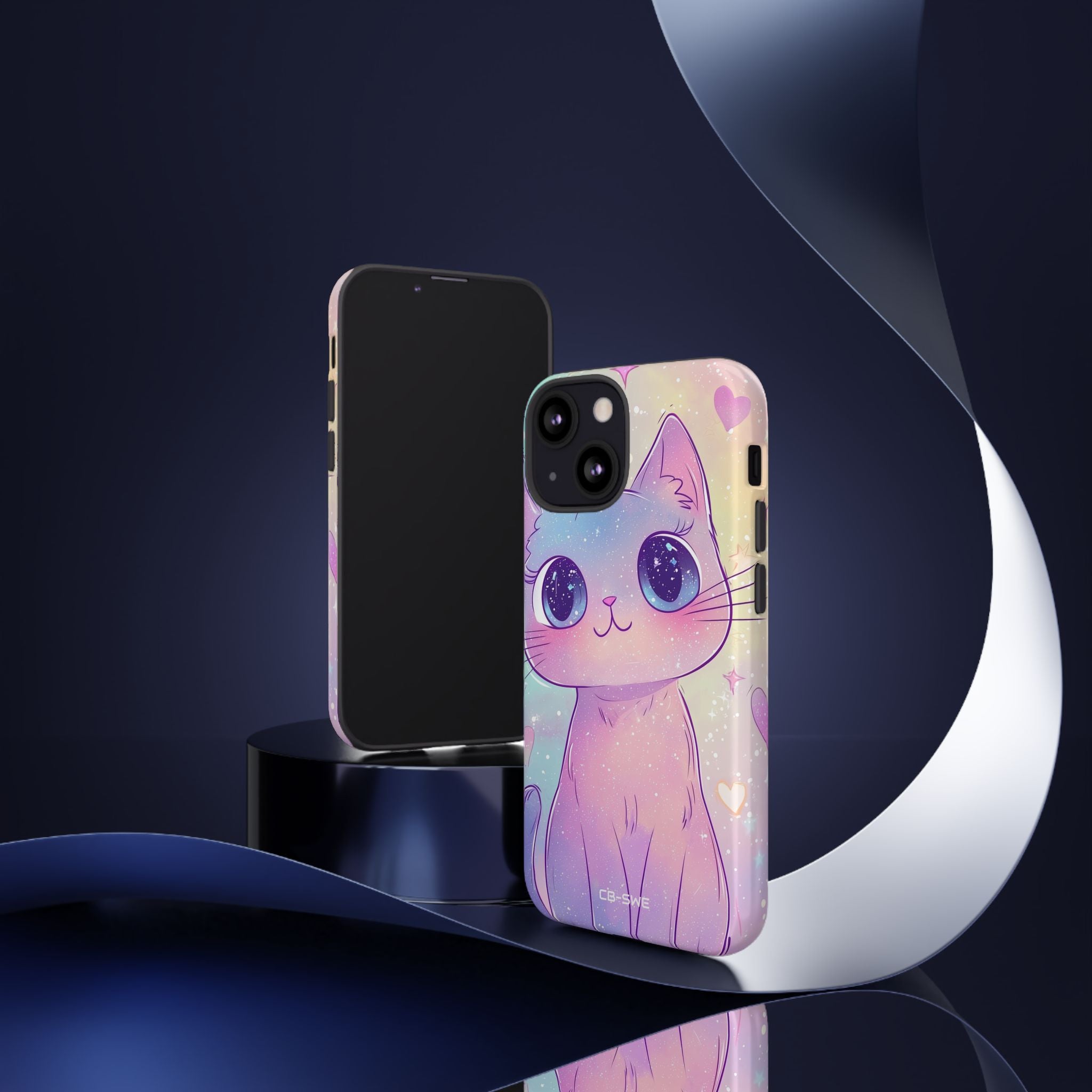 Sparkling Cat Smiles - iPhone Case
