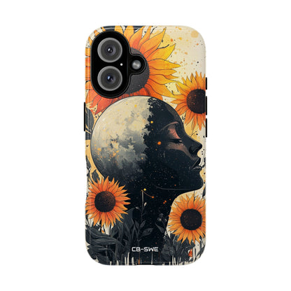 Sunflower Embraces Moon - iPhone Case
