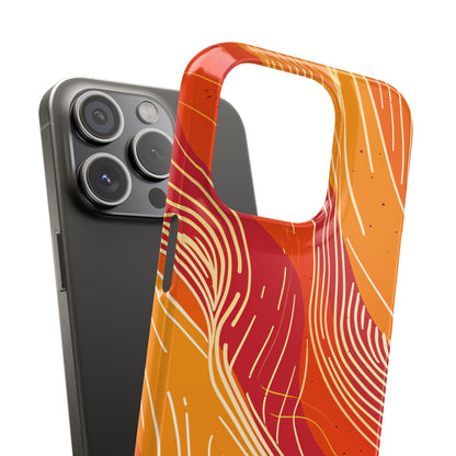 Gradient Flowwave Essence iPhone 15 - Slim Phone Case