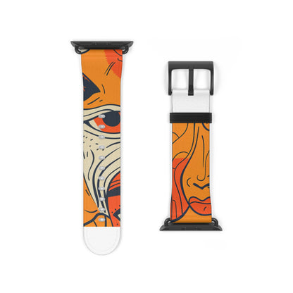 Overlapping Faces - Watch Band