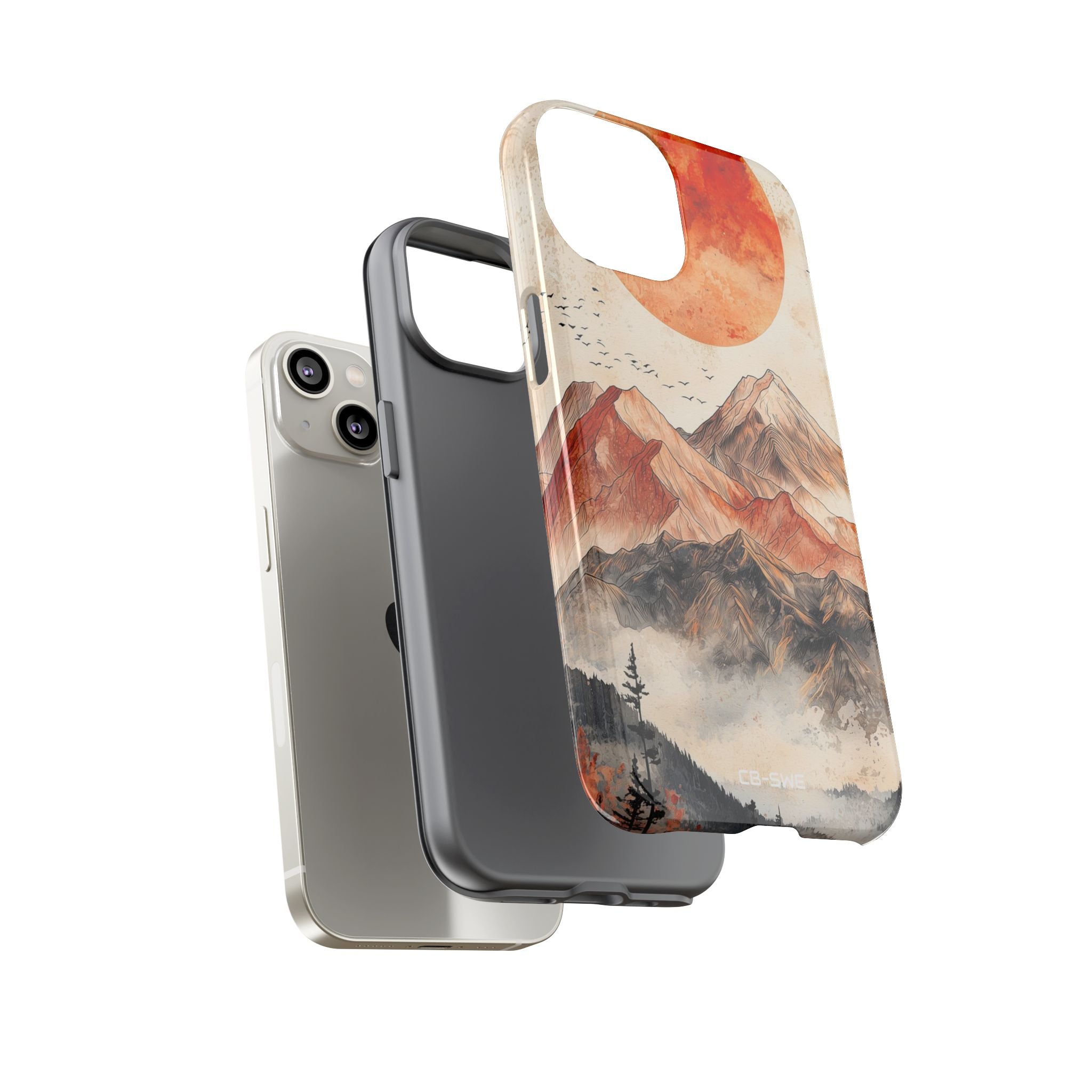 Mountains Greet Sun - iPhone Case