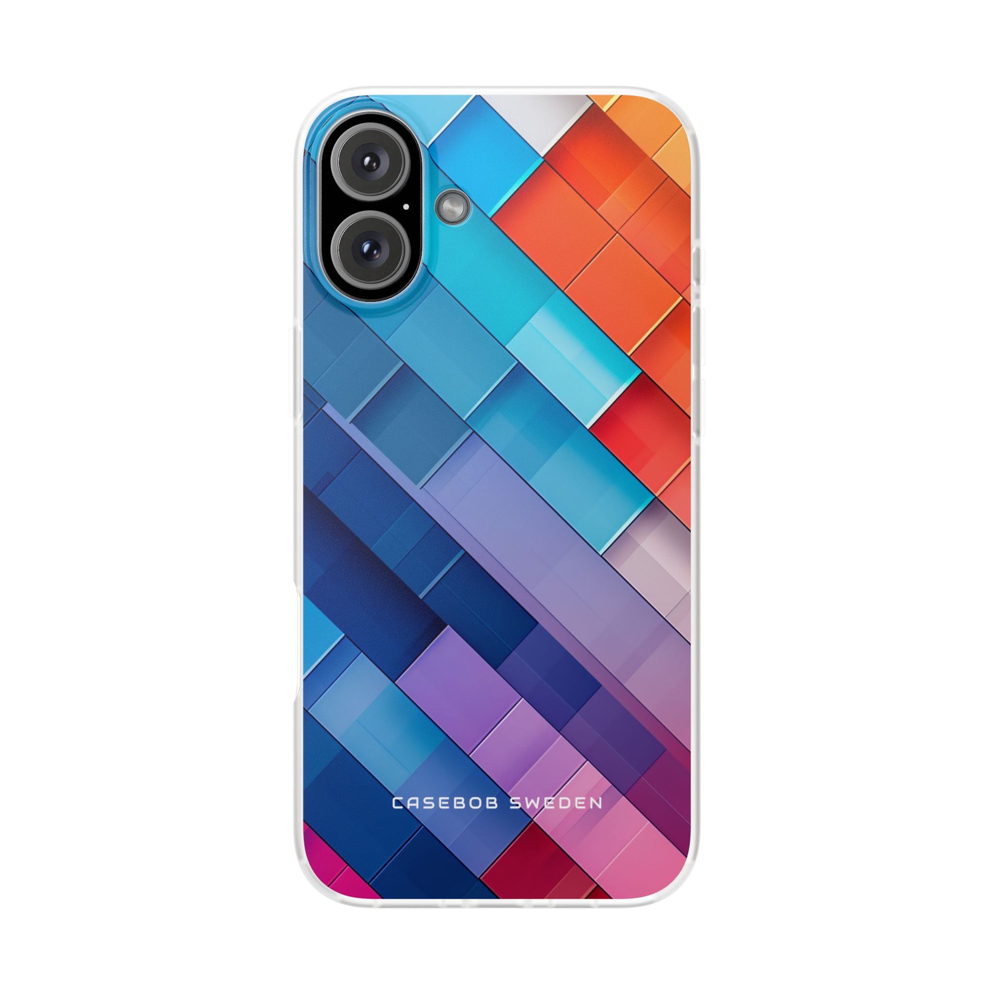 Vibrant GeoFlow iPhone 16 - Flexi Phone Case