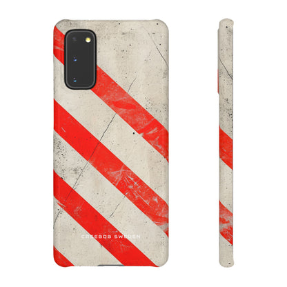 Striker Crimson Stripes Samsung S20 - Slim Phone Case