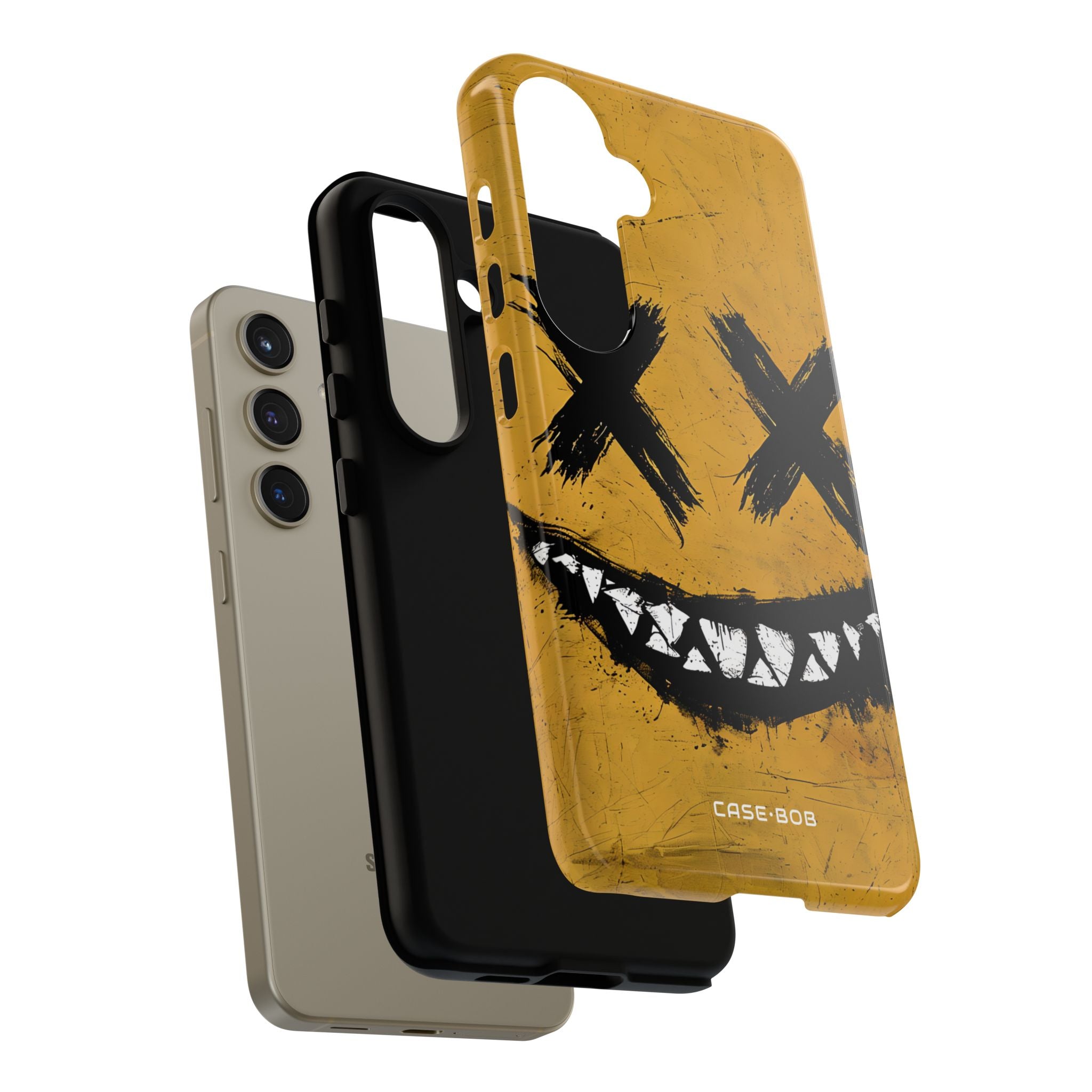 Jagged Smile Yellow Samsung S24 Case - Tough