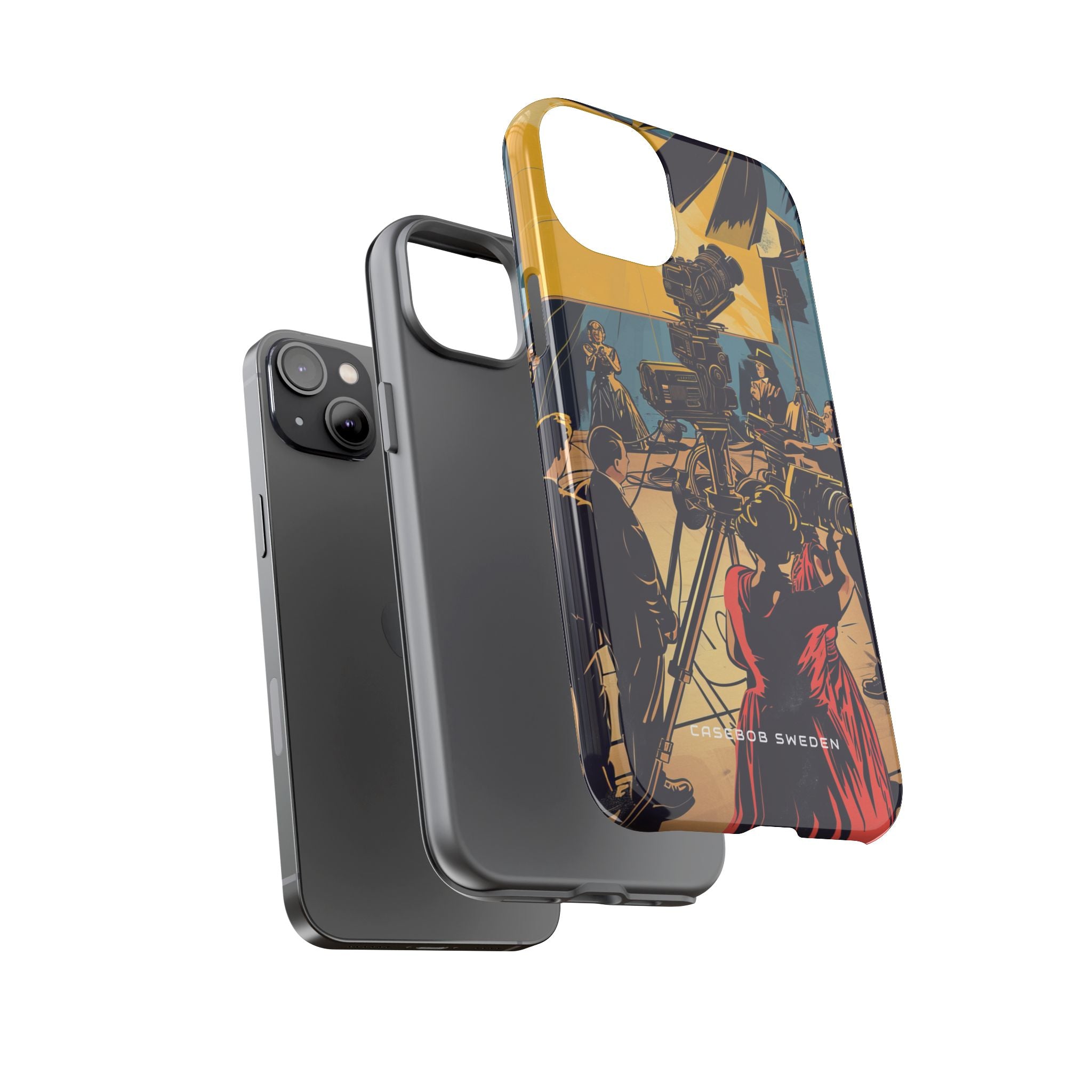 Golden Era Cinematic Spotlight iPhone 14 - Tough Phone Case