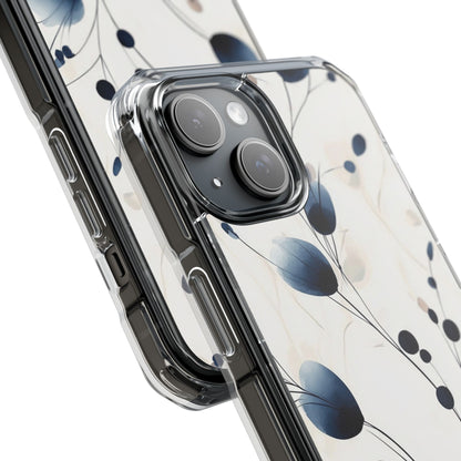 Floral Harmony Blue iPhone Case - Impact