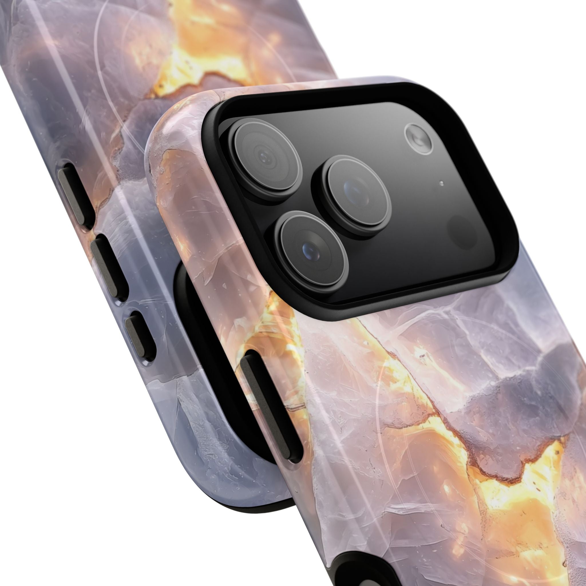 Crystal Veins iPhone 17 Pro Case - Tough+