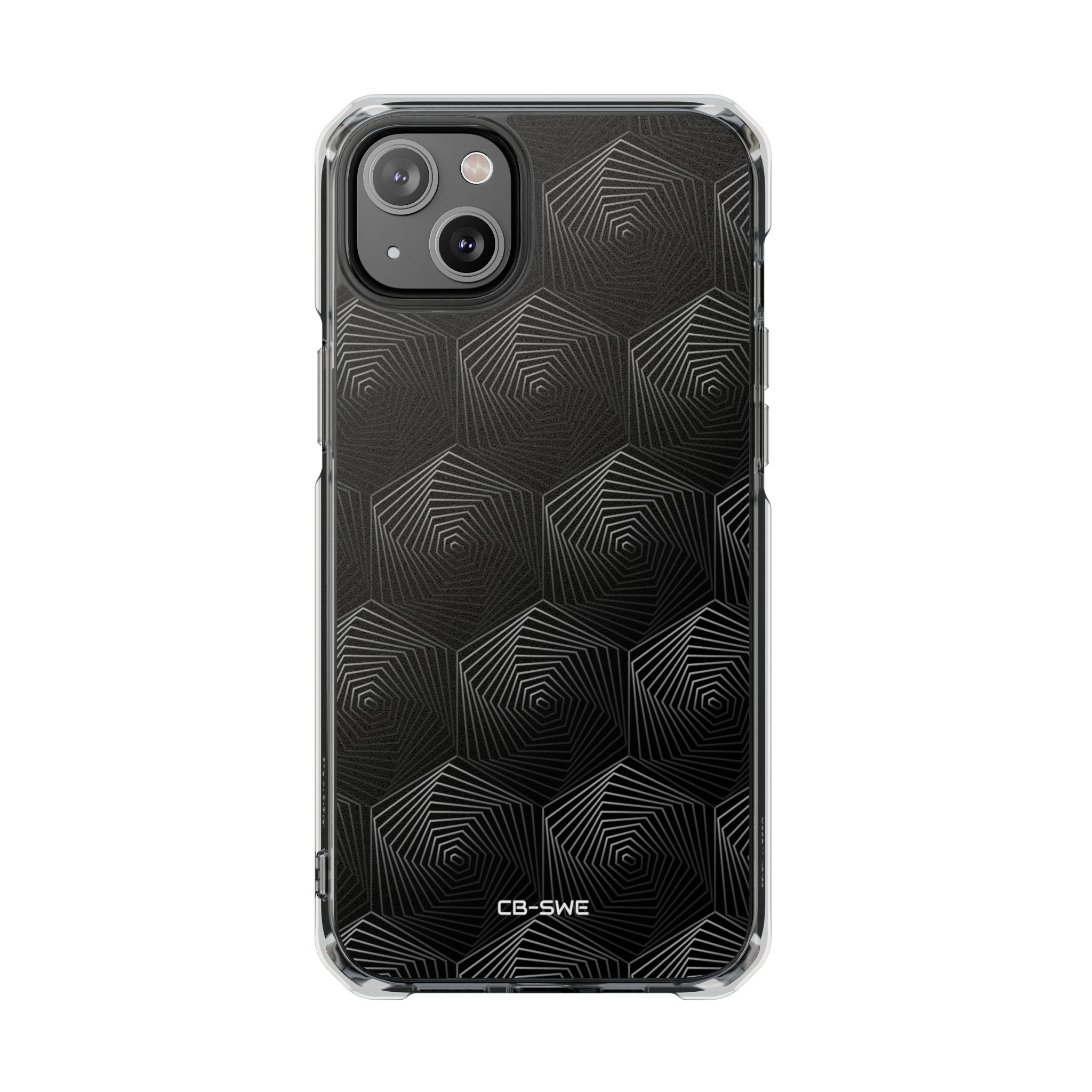 Geometric Spiral Illusion iPhone Case - Impact