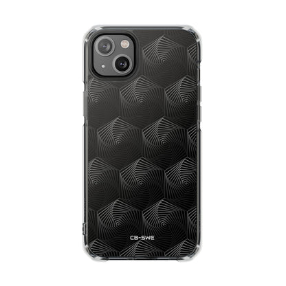 Geometric Spiral Illusion iPhone Case - Impact