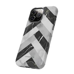 Grey Herringbone - Protective Phone Case