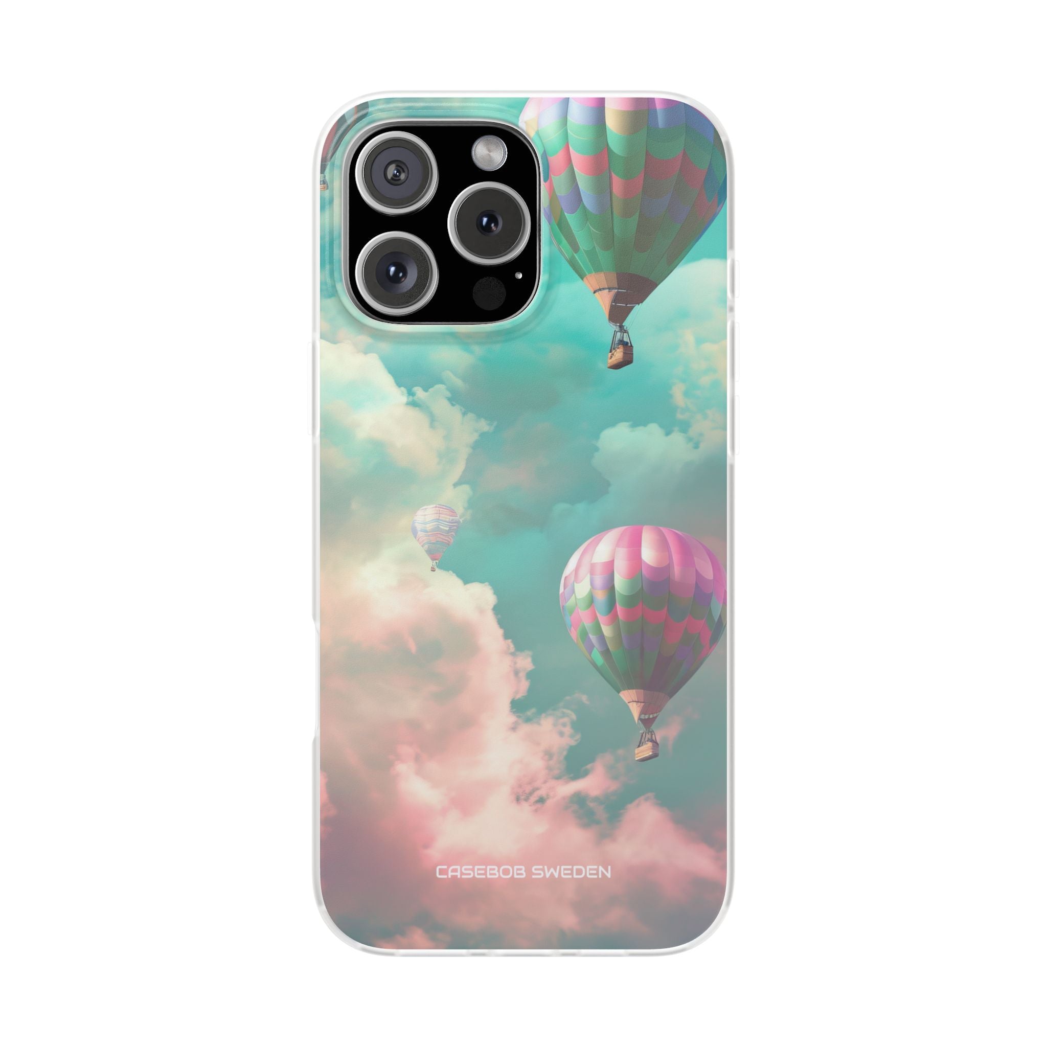 Pastel Balloon Adventure - Flexi iPhone 16 Phone Case