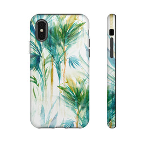 Watercolor Tropical Trees - Protective Phone Case