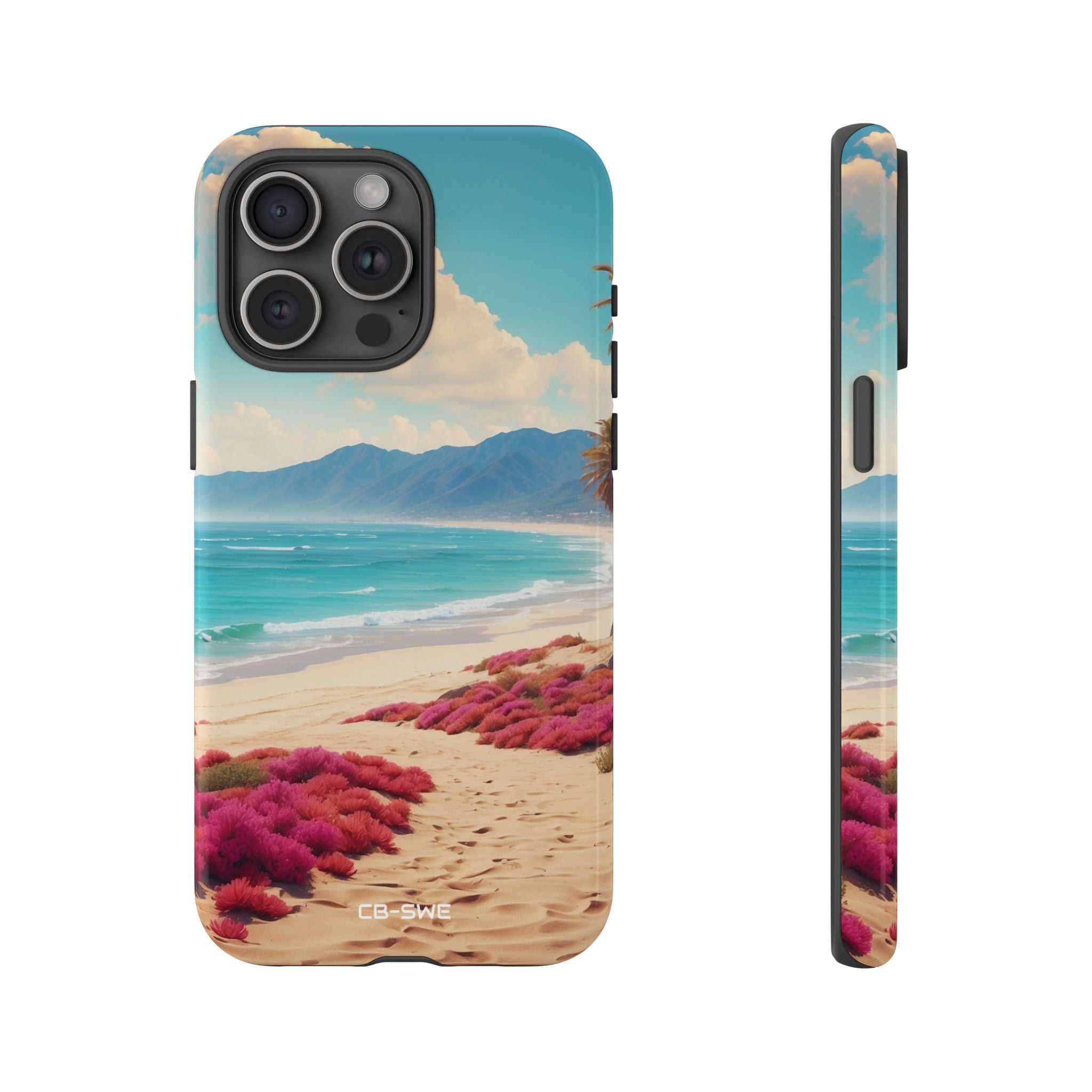 Footprints Trace Sand - iPhone Case