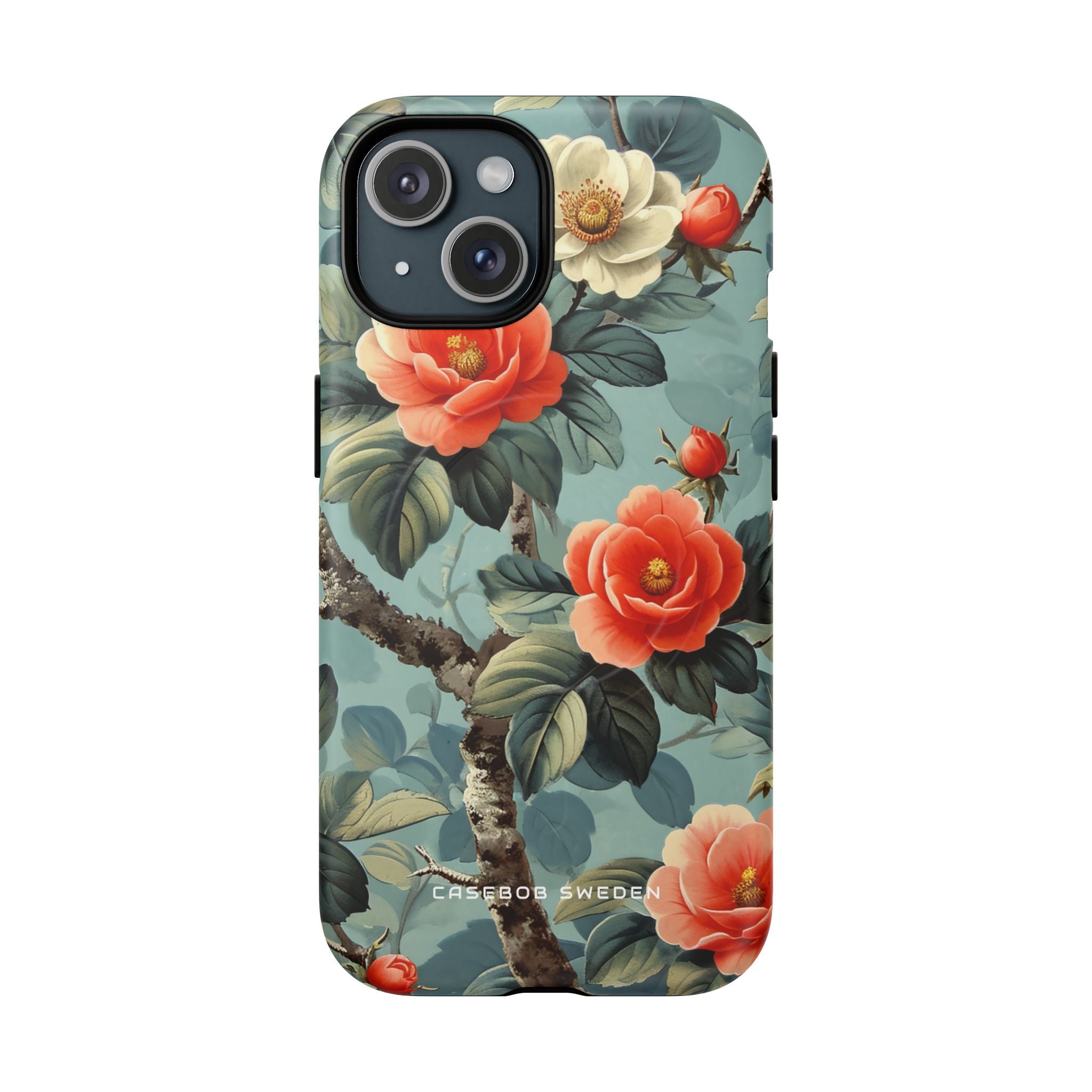 Vintage Floral Romance iPhone 15 | Tough+ Phone Case