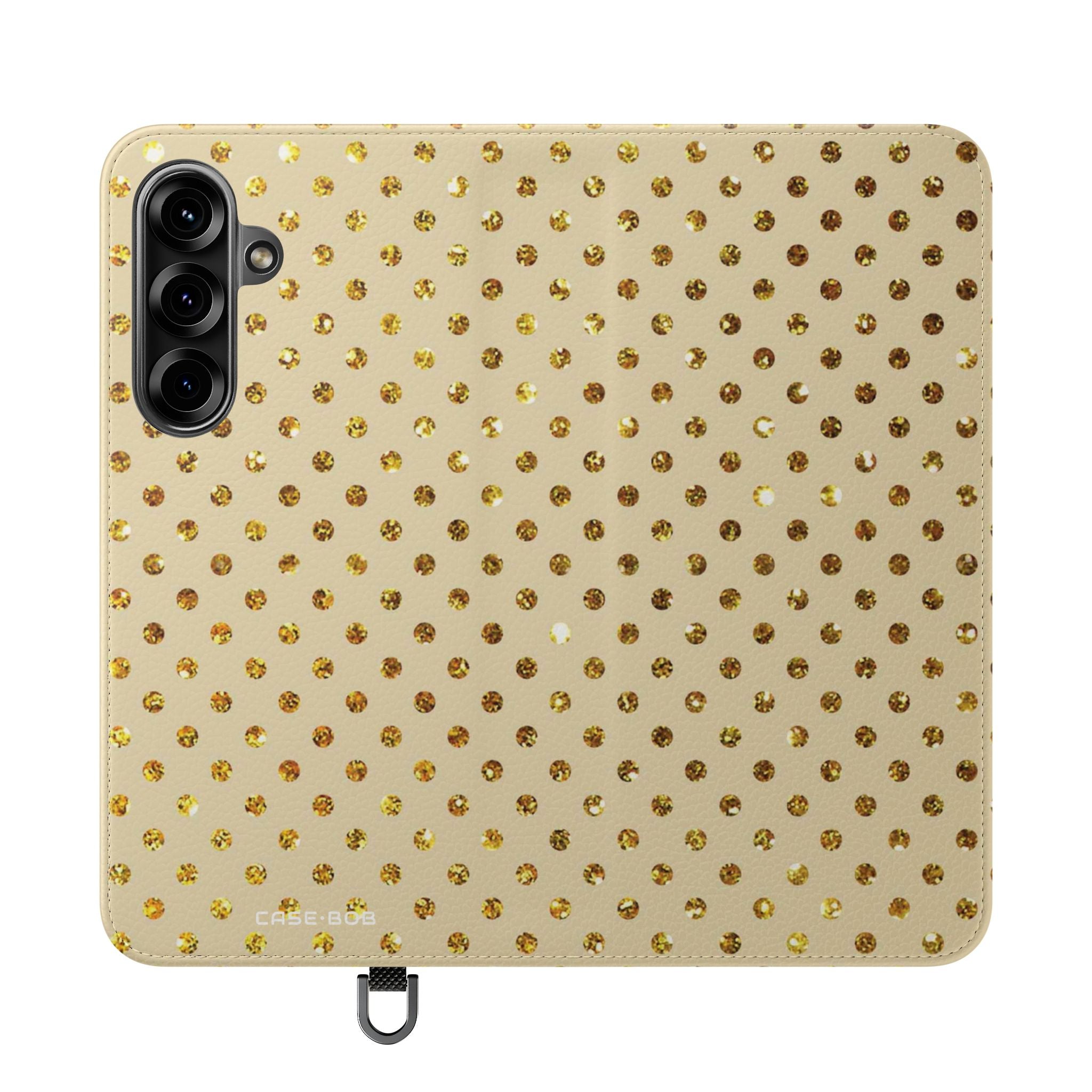 Golden Sparkle - Samsung S25+ Case - Lompakko