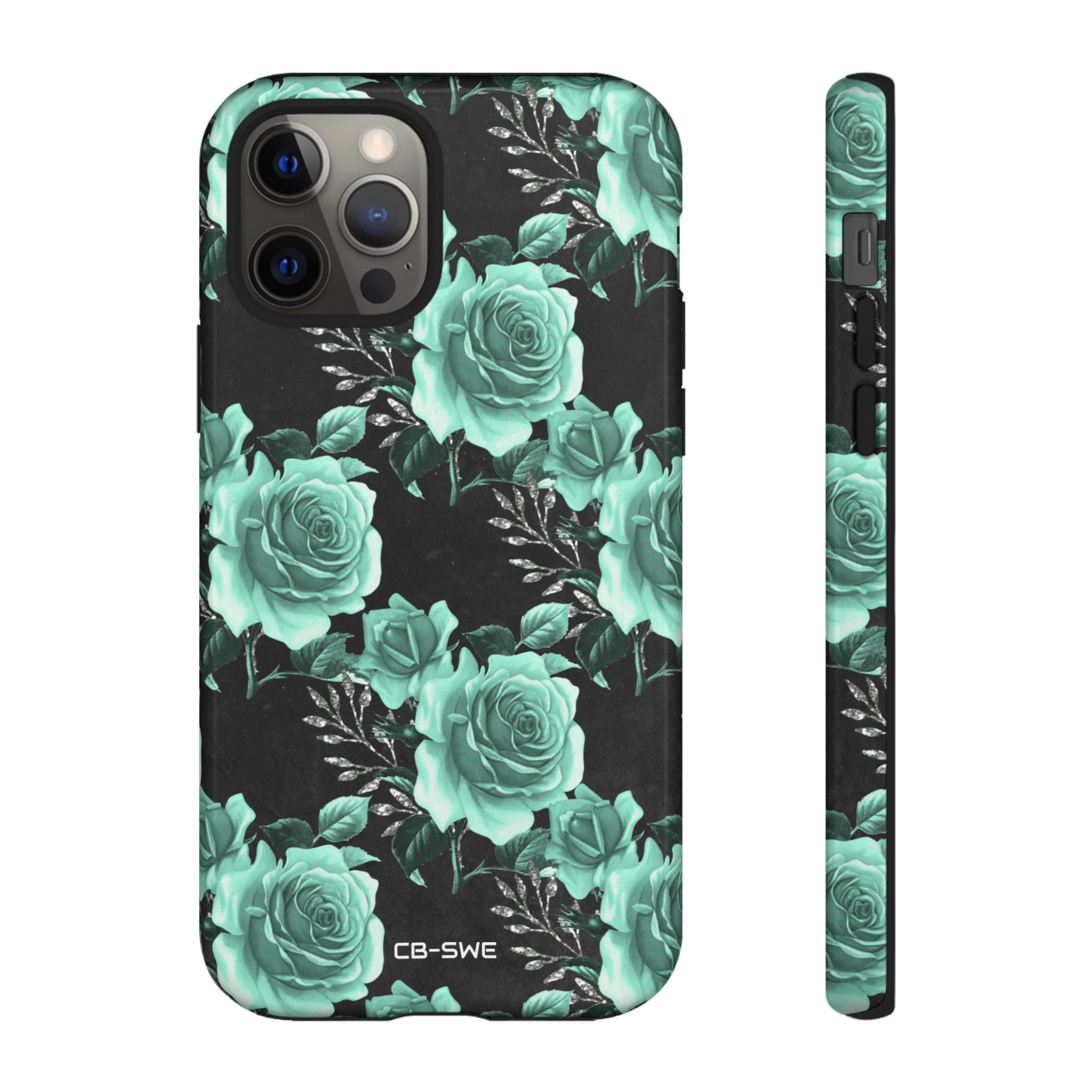 Turquoise Rose Symphony - iPhone Case