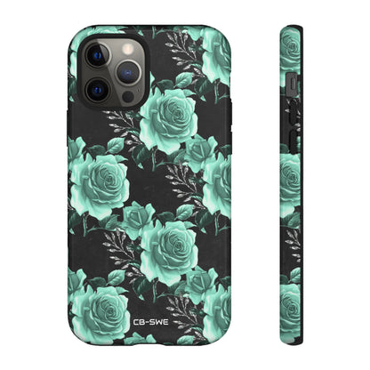 Turquoise Rose Symphony - iPhone Case