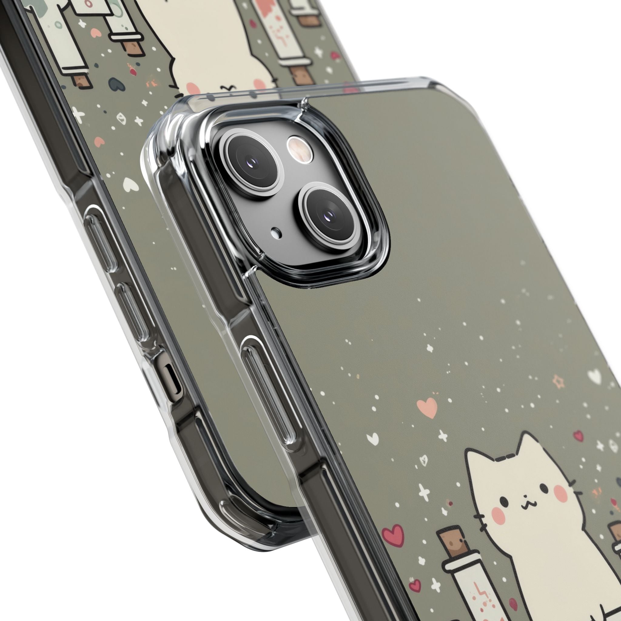 Cat Explores Potions iPhone Case - Impact