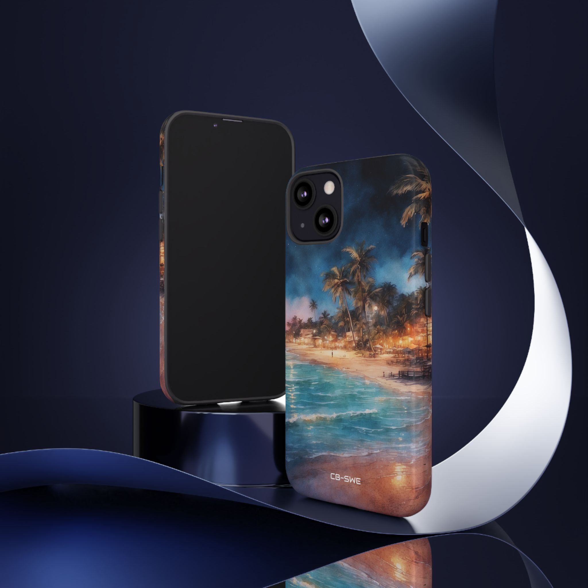 Moonlight Dances Water - iPhone Case