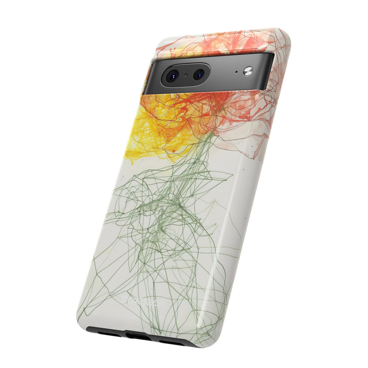 Fiery Blossom | Protective Phone Case for Google Pixel