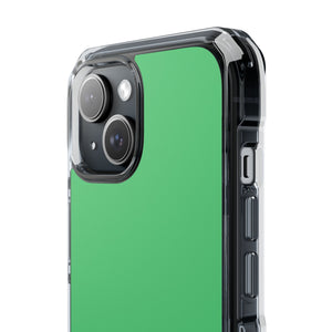 Emerald Green | Phone Case for iPhone (Clear Impact Case - Magnetic)