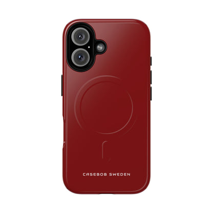 Dark Red iPhone 16 | Tough+ Phone Case