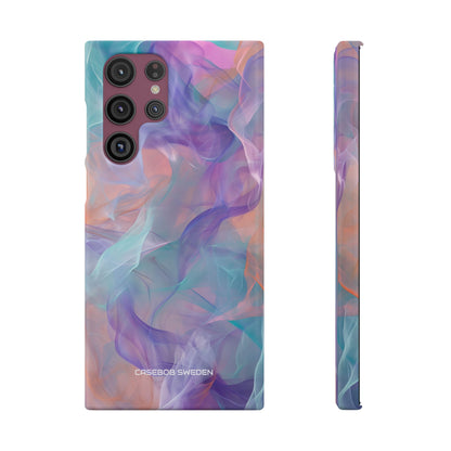 Dreamy Teal Flow - Slim Samsung S22 Phone Case