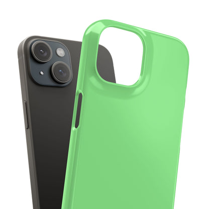 Light Green iPhone 15 - Slim Phone Case