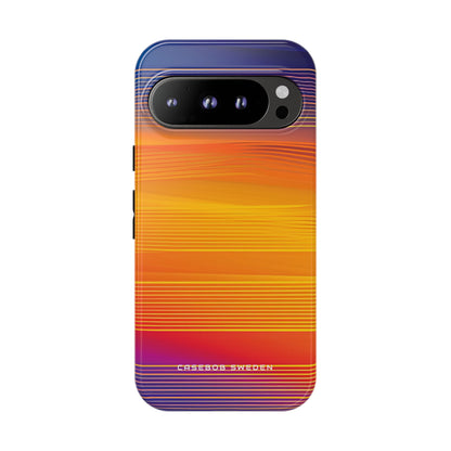 Vibrant Gradient Waves Google Pixel 9 - Tough Phone Case