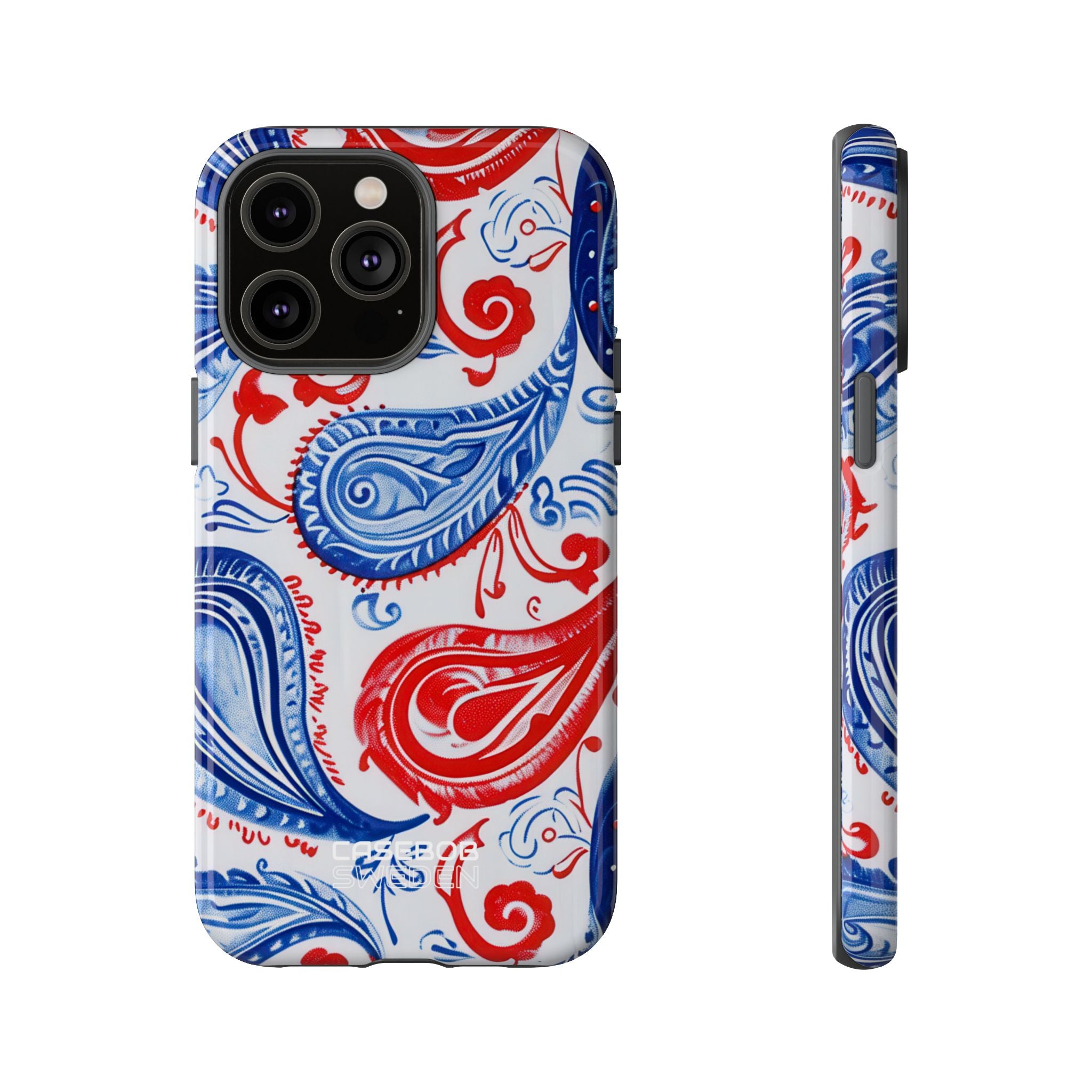 Vortici Paisley vivaci iPhone 14 - Tough