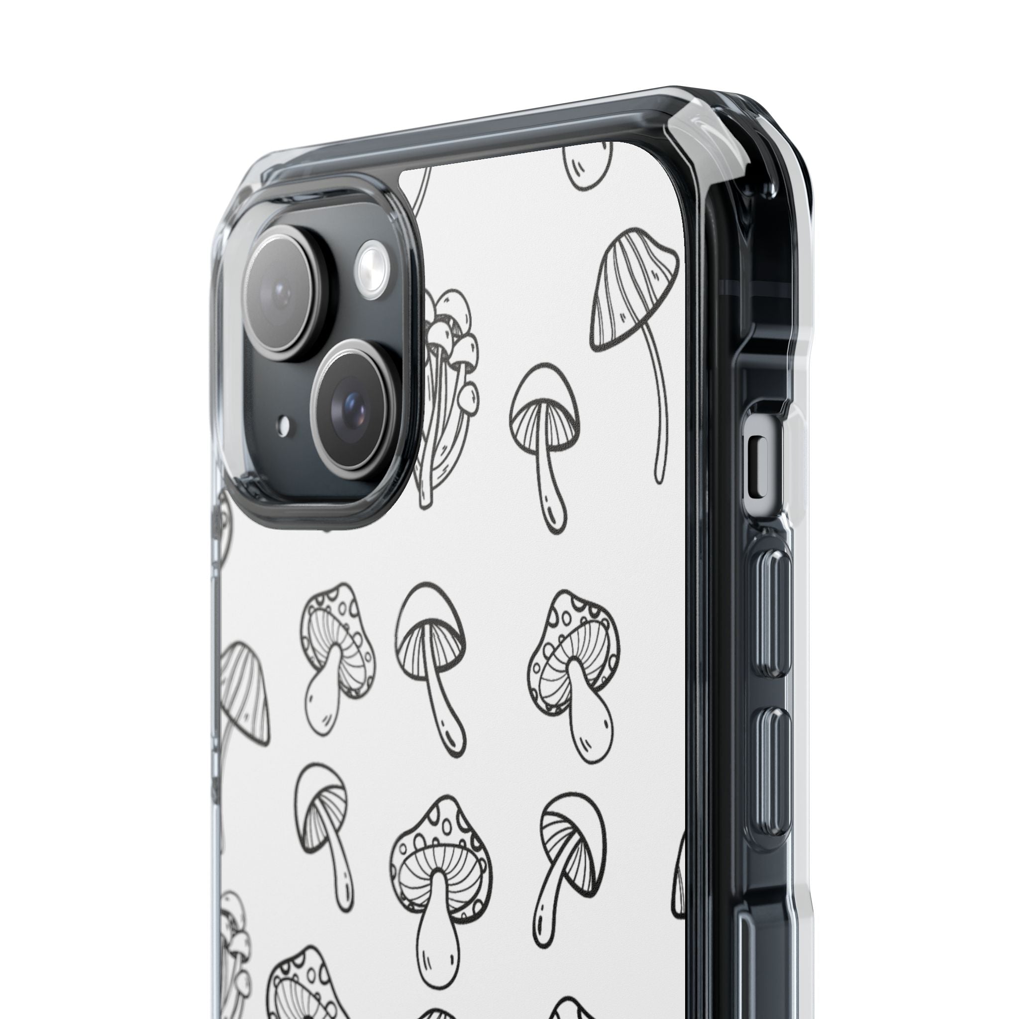 Mushroom Line Play iPhone Case - Impact