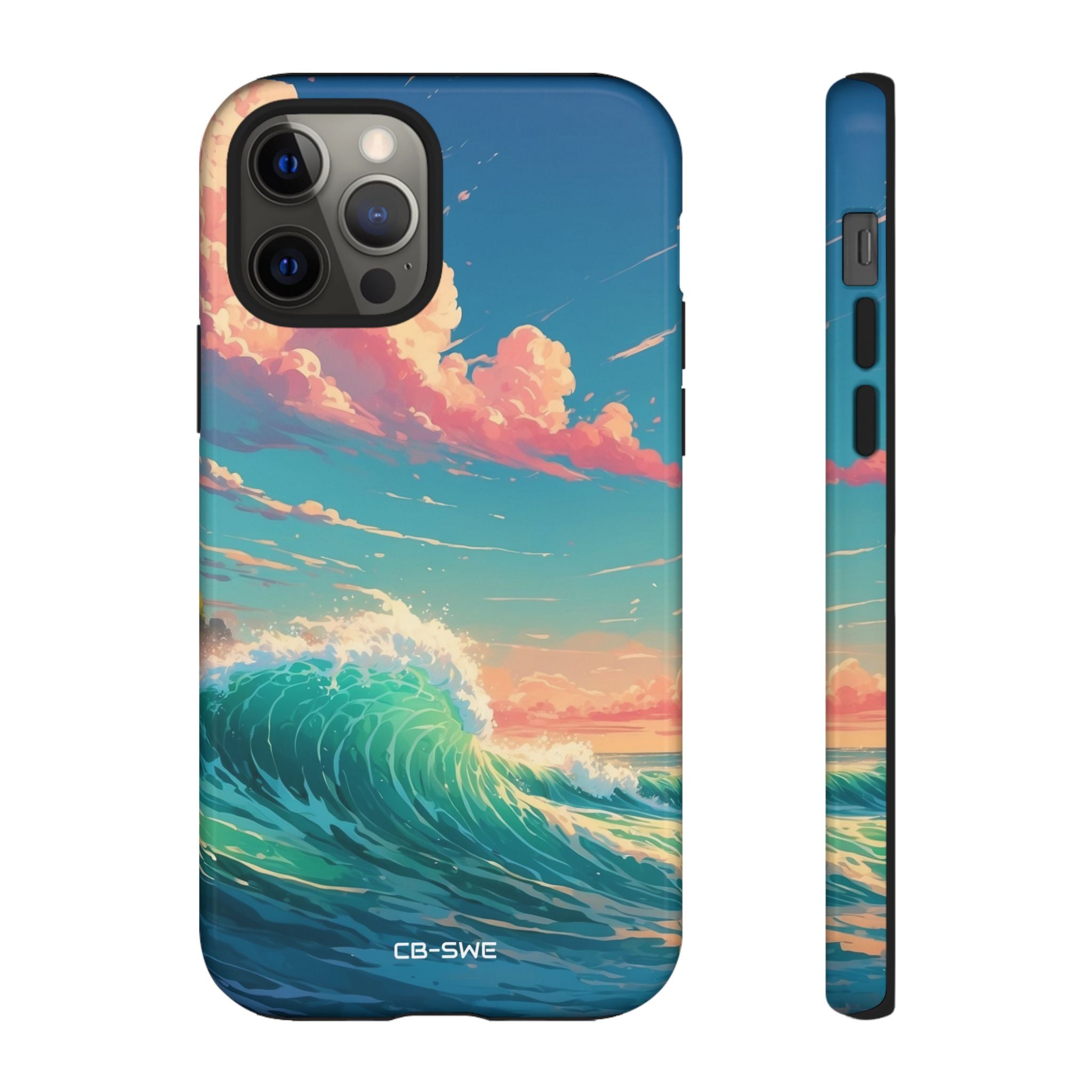 Waves Embrace Sunlight - iPhone Case