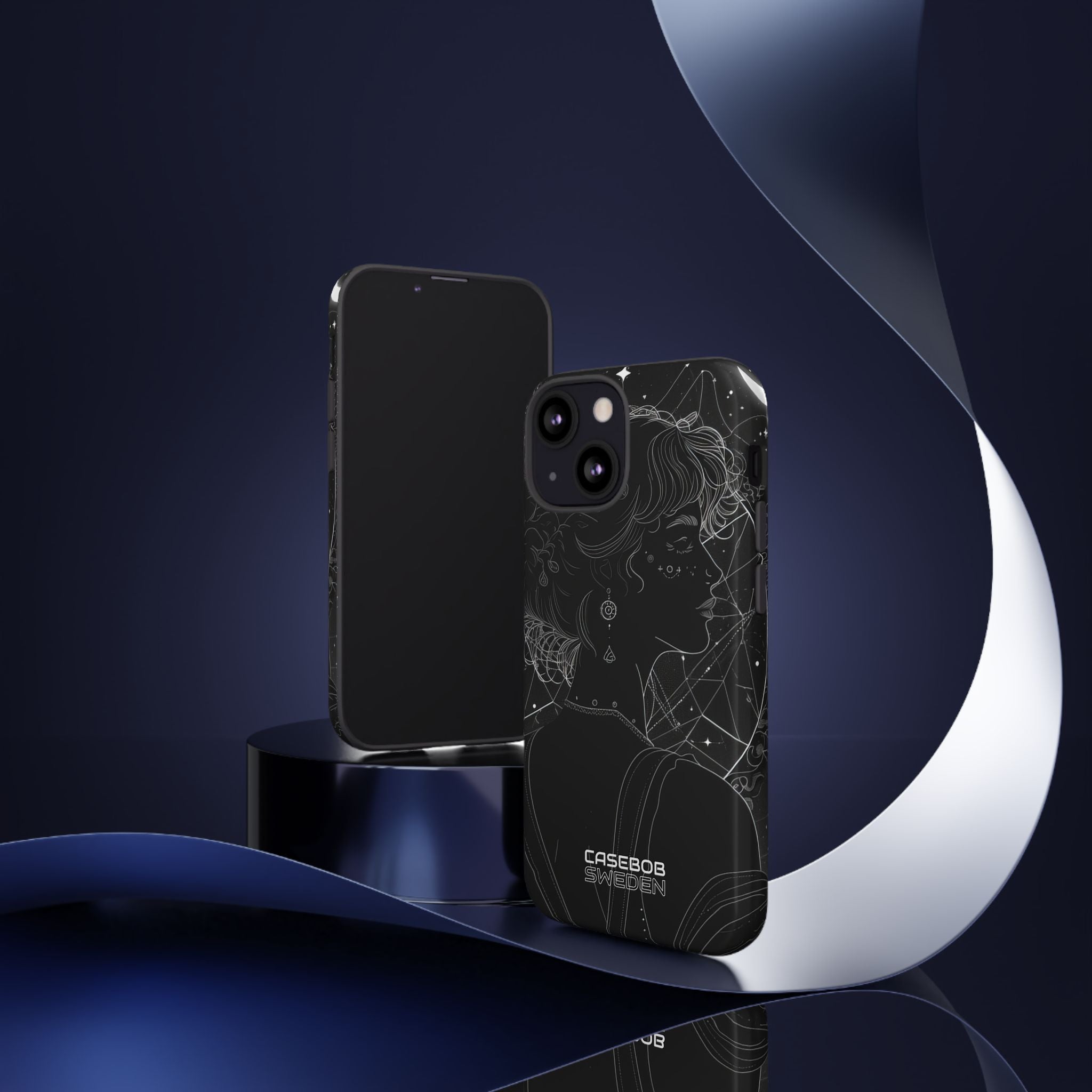Celestial Bloom Silhouette iPhone 13 - Tough