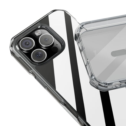 Monochrome Diagonal Symmetry iPhone Case - Impact