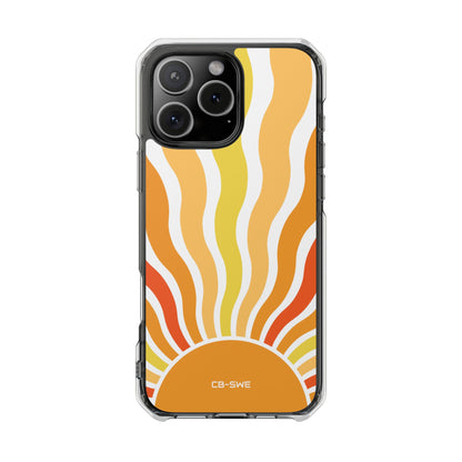 Retro Sunshine Waves iPhone Case - Impact