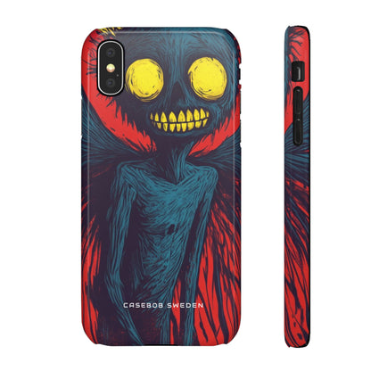 Gothic Winged Apparition  iPhone X - Slim Phone Case