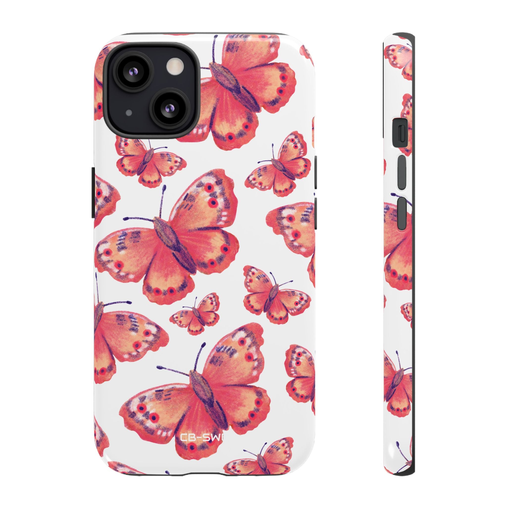 Vibrant Butterfly Dance - iPhone Case