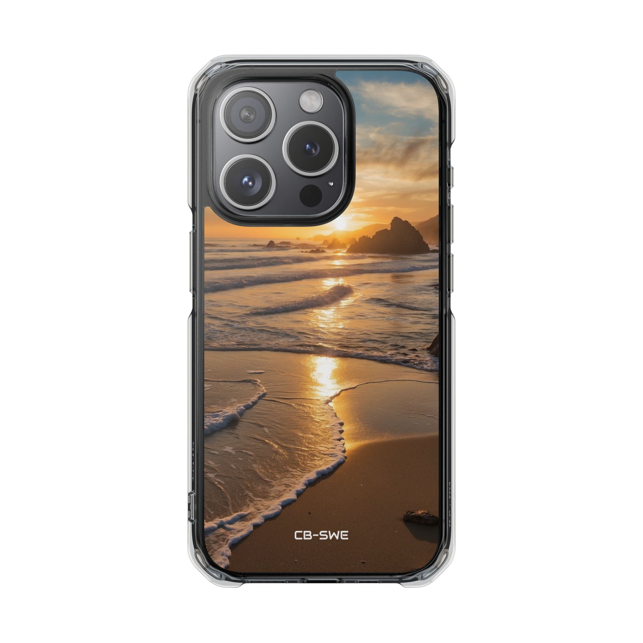 Waves Embrace Shore iPhone Case - Impact