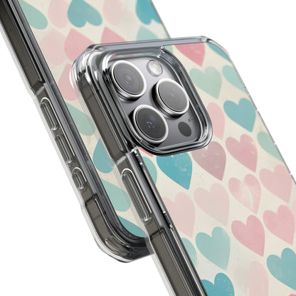 Retro Hearts Symmetry iPhone Case - Impact