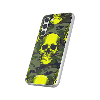 Neon Skull Camo Samsung S23 Plus Case - Soft