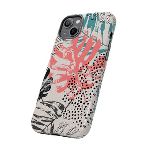 Rough Grunge Tropical - Protective Phone Case