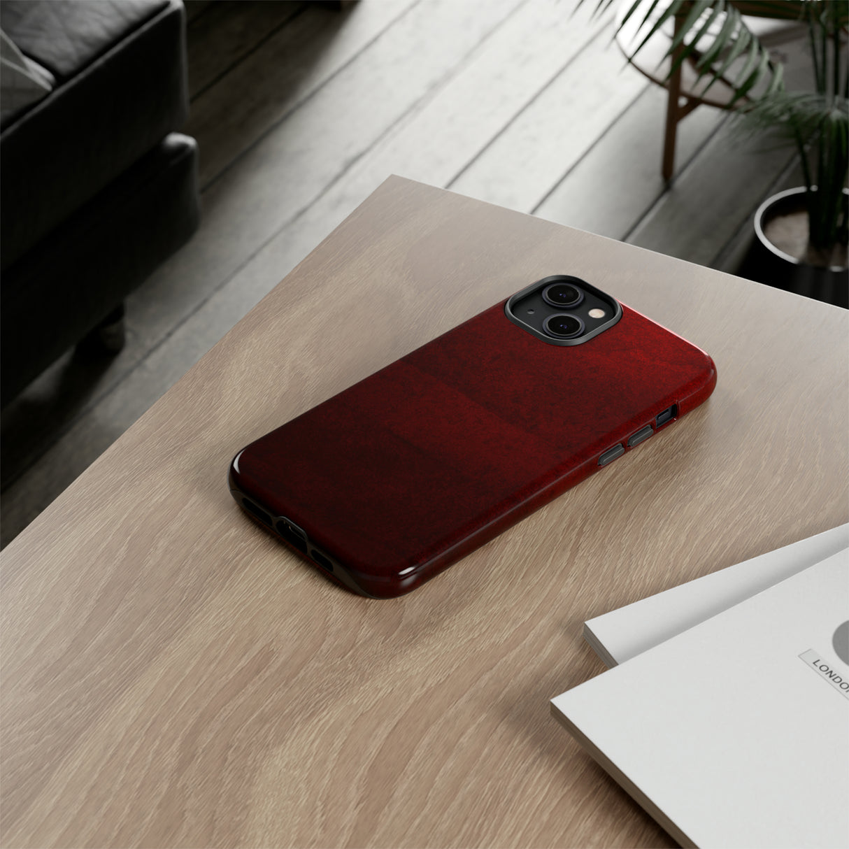 Grunge Red - Protective Phone Case