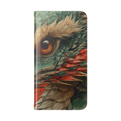 Dragon's Gaze Crimson - Samsung S23+ Case - Wallet