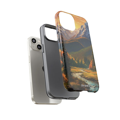 Mountain Reflections Glimmer - iPhone Case