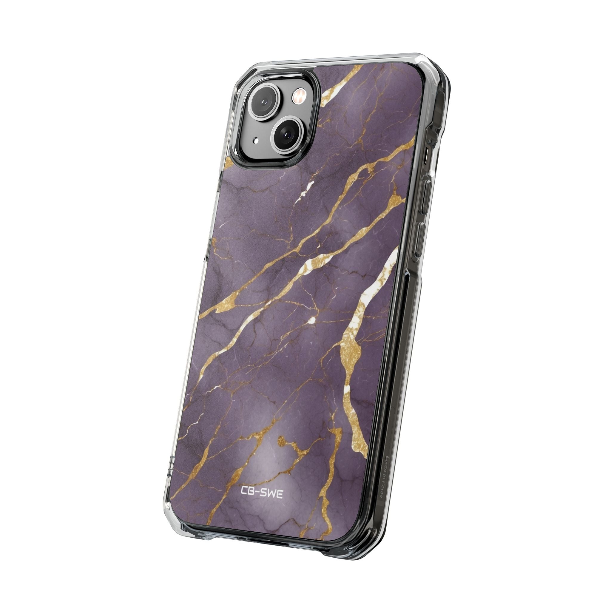 Golden Veins Flowing iPhone Case - Impact